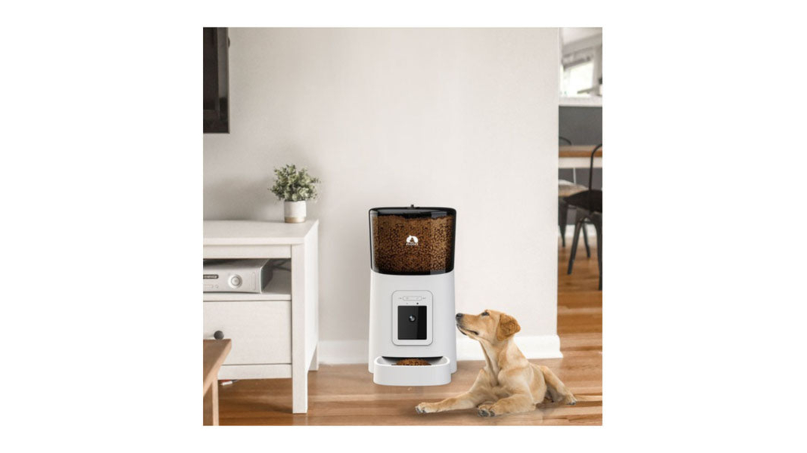 Floofi White Automatic Smart 6 Litre Pet Feeder Harvey Norman