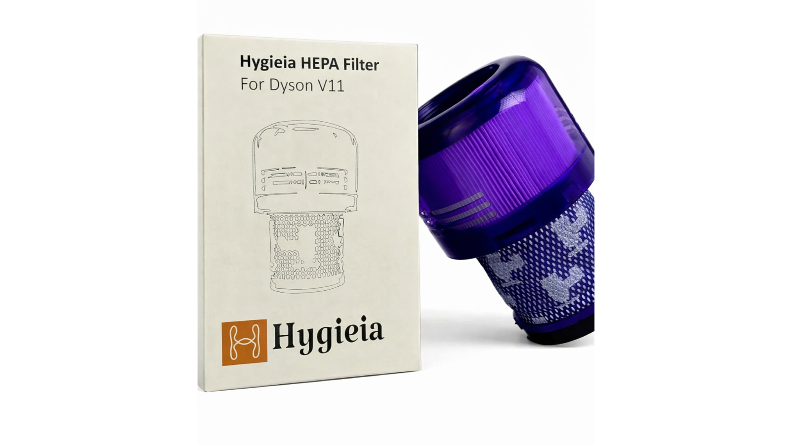Hygieia V11 Filter for Dyson Vacuum Cleaner