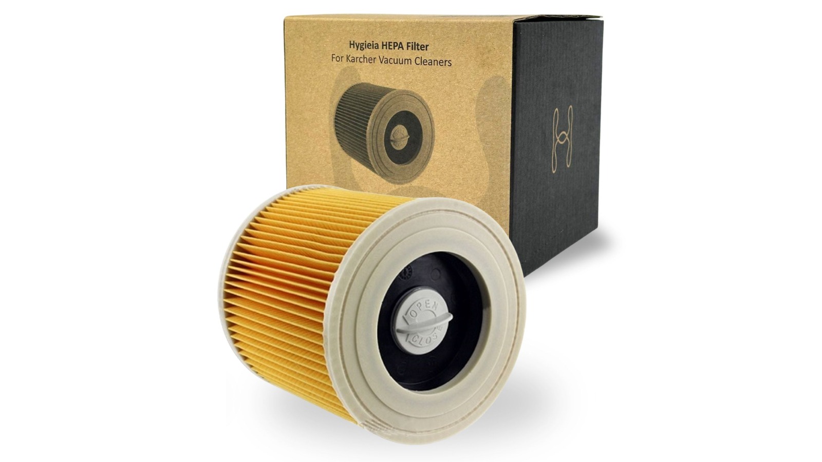 Hygieia Hepa Filter for Karcher Vacuums WD2200 to WD3800 and A1000 to A2901 Series