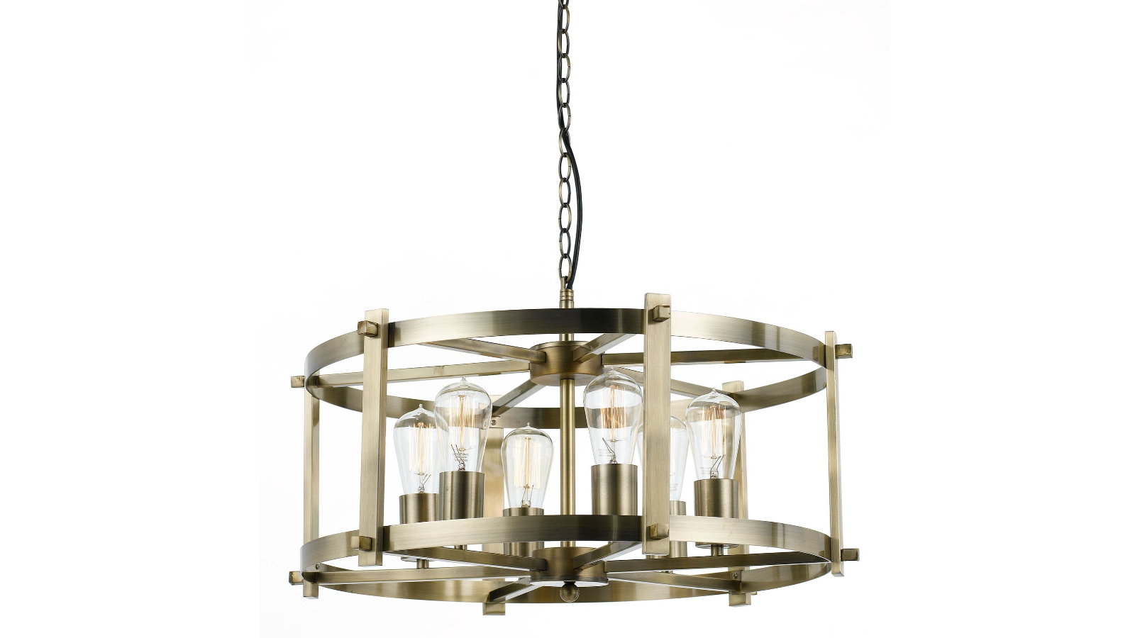 Pretty & Practical Vitaton 60 Elegant Antique Brass Pendant Light