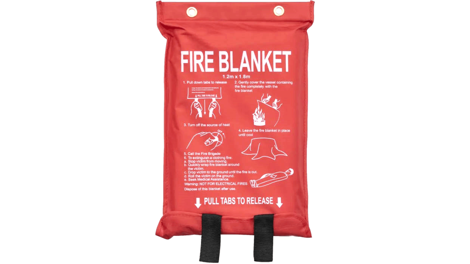 Brady Fire Blanket 1.2 x 1.8metre AS/NZS 3504:1995 Large Compliant