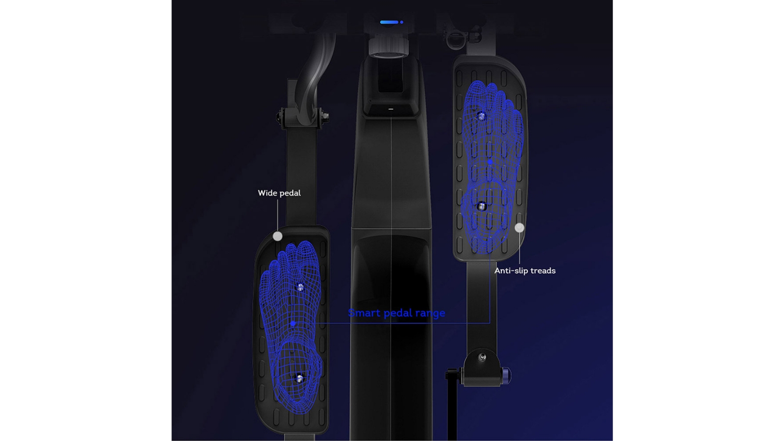 JMQ QM1001 Exercise Bike Elliptical Cross Trainer White Harvey Norman