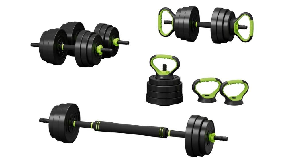 Adjustable Dumbbell Big W Exercise Weights Adjustable Dumbbell Set