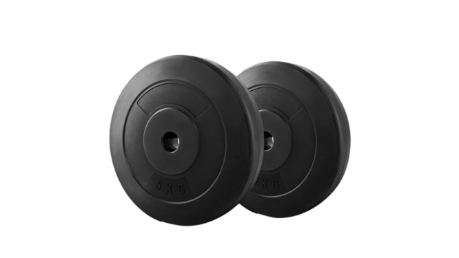 Everfit 5kg Home Gym Barbell Weight Plates - 2 Piece