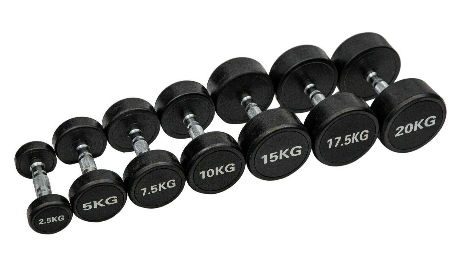 Fitness Hero 5 Pairs Round Dumbbell Set - 10-20kg
