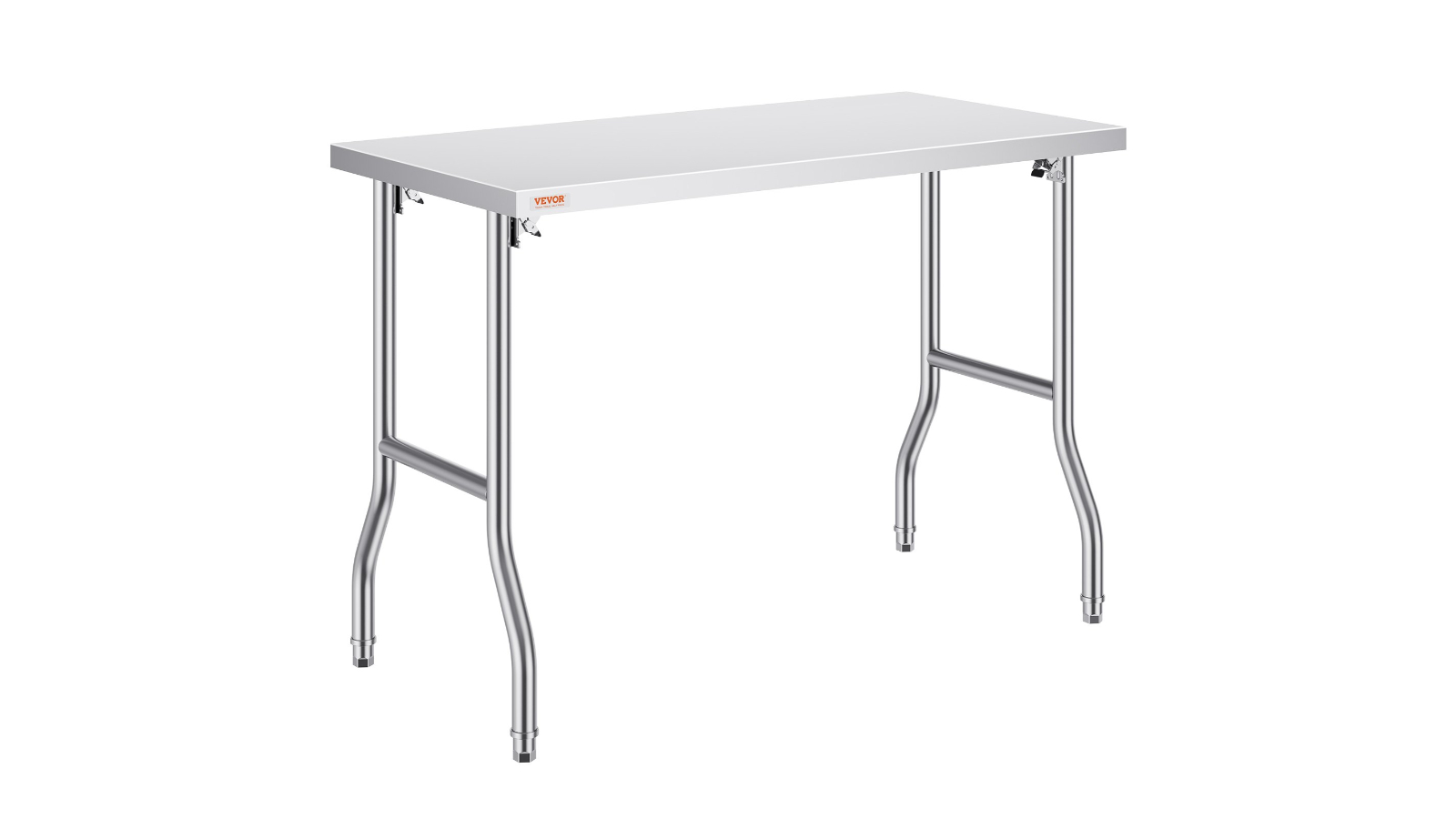 Pretty & Practical Stainless Worktable Folding Kitchen Bench