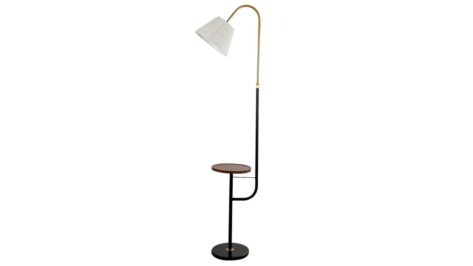 BEEBUY Ciro LED Modern Reading Shelf Corner Floor Lamp