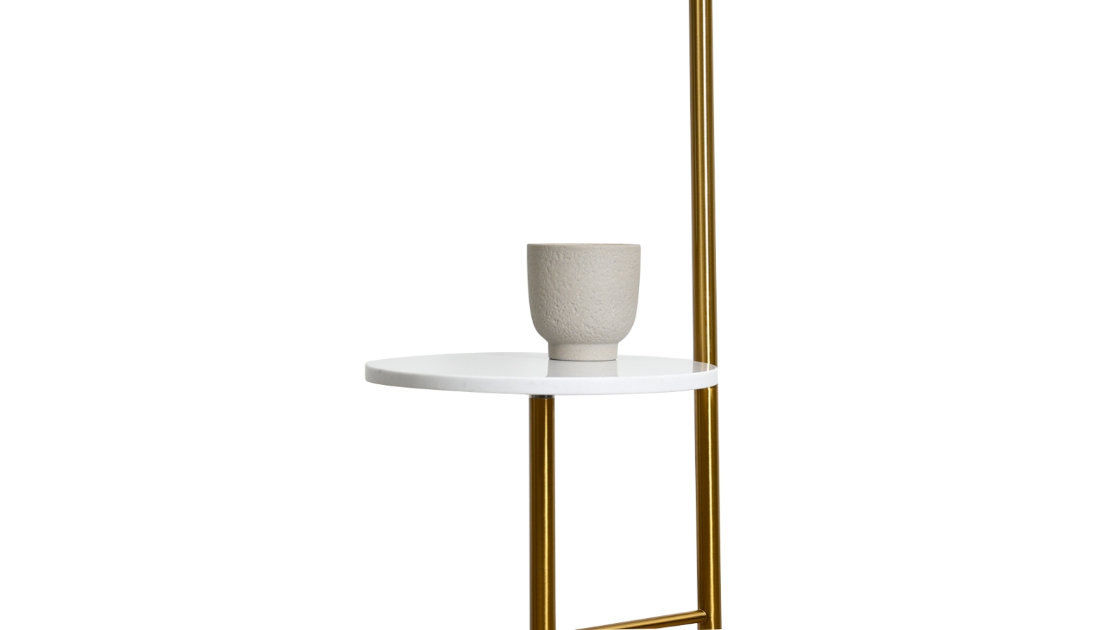 BEEBUY Alma LED Modern Reading Shelf Corner Floor Lamp