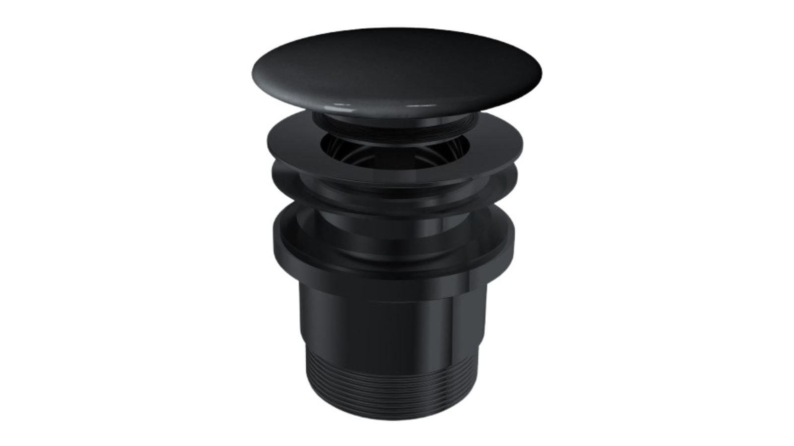 Parisi Flaminia Clic-Clac Universal Waste with Ceramic Plug - Gloss Black