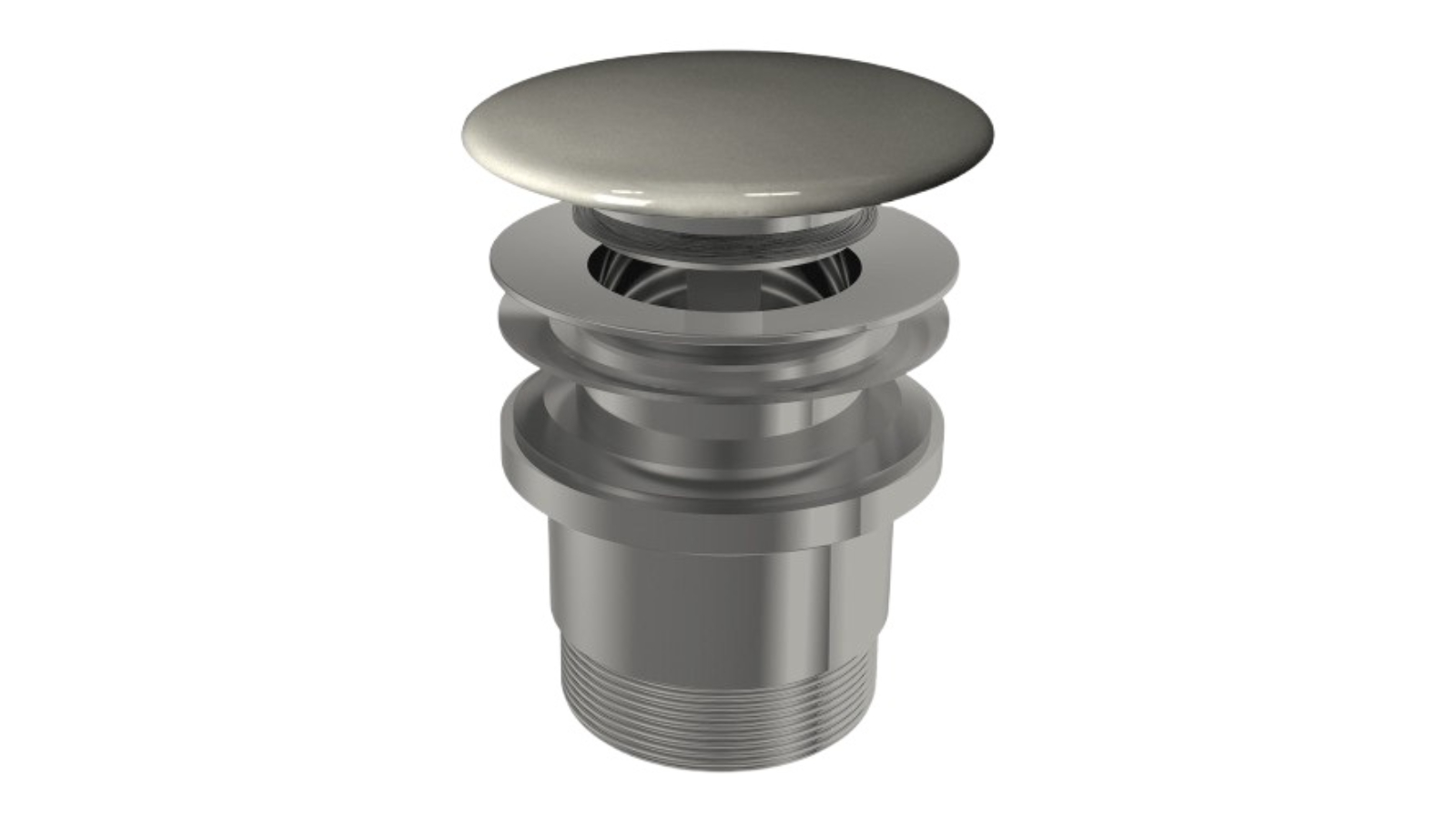 Parisi Flaminia Clic-Clac Universal Waste with Ceramic Plug - Cenere