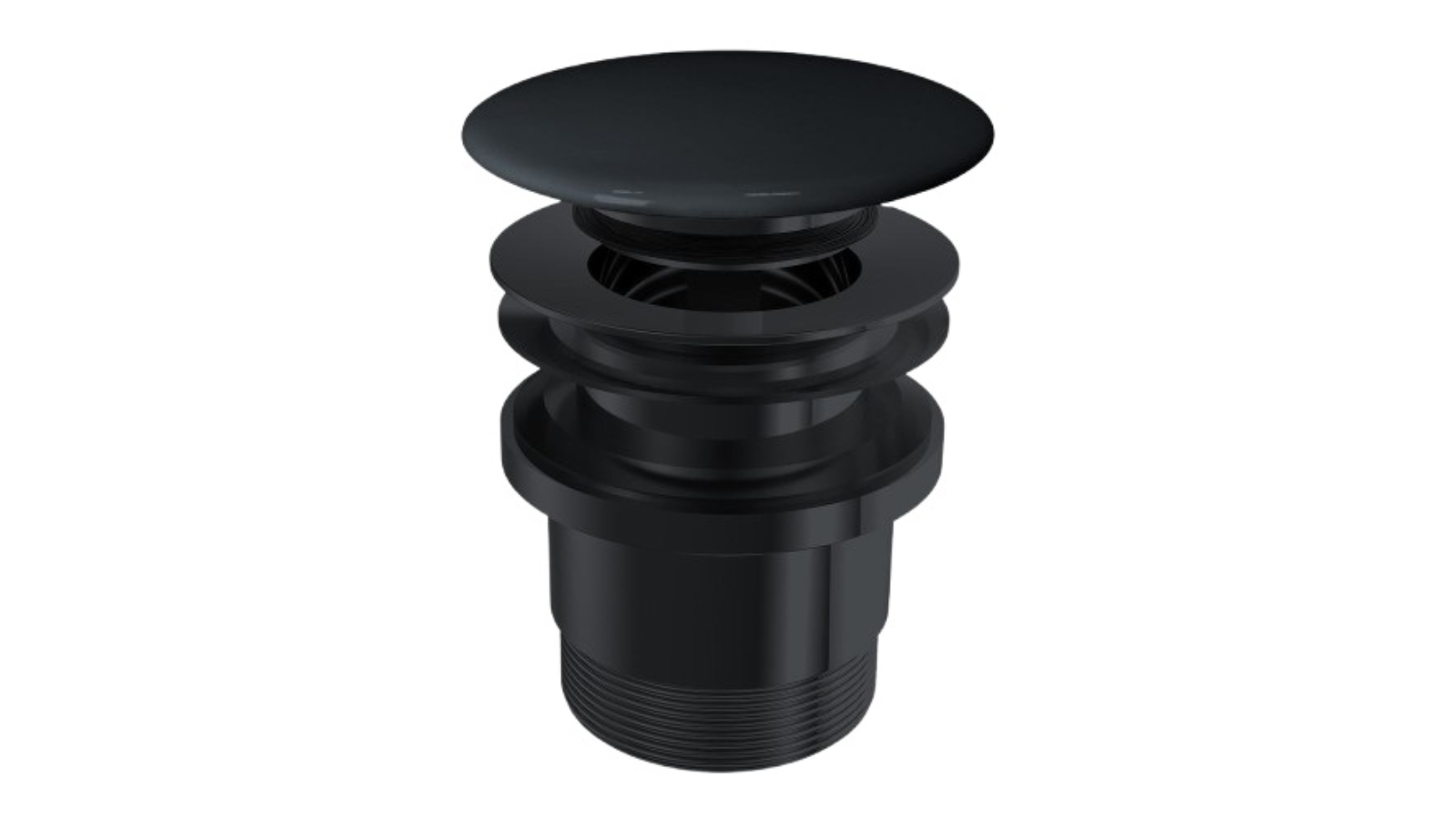 Parisi Flaminia Clic-Clac Universal Waste with Ceramic Plug - Carbone