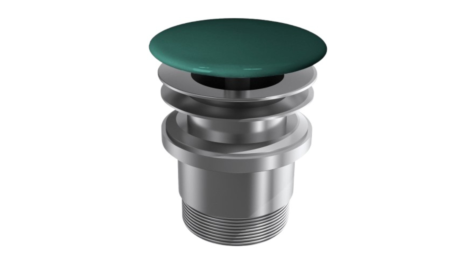Parisi Flamina Constant Flow Waste with Domed Ceramic Top and Universal Waste - Petrolio