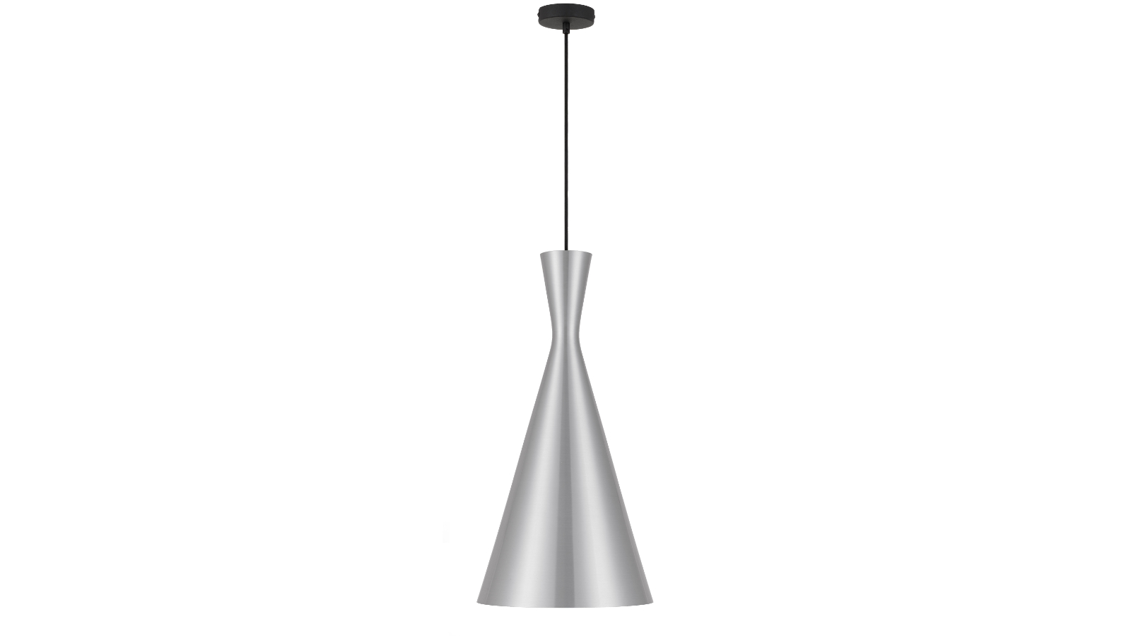 Pretty & Practical Solshade 30 Aluminium Brushed Black Pendant