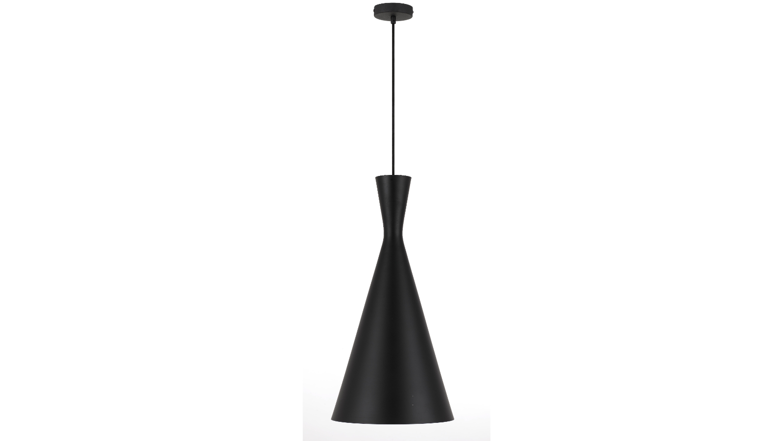 Pretty & Practical Cantoville 25W Bulb Black Brushed Pendant Light with Textured Finish