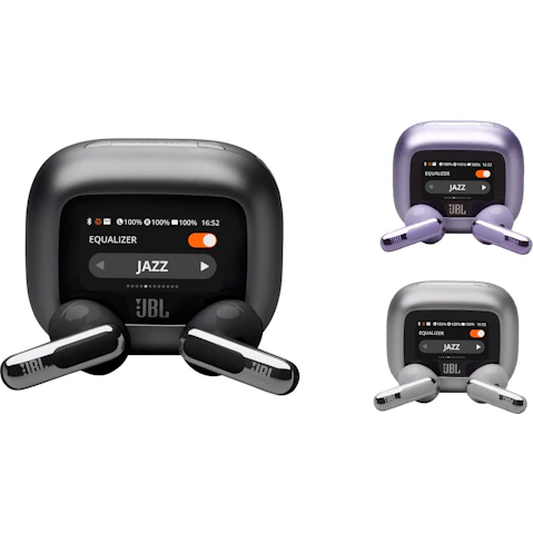 JBL Live Flex 3 True Wireless ANC Earbuds with Screen