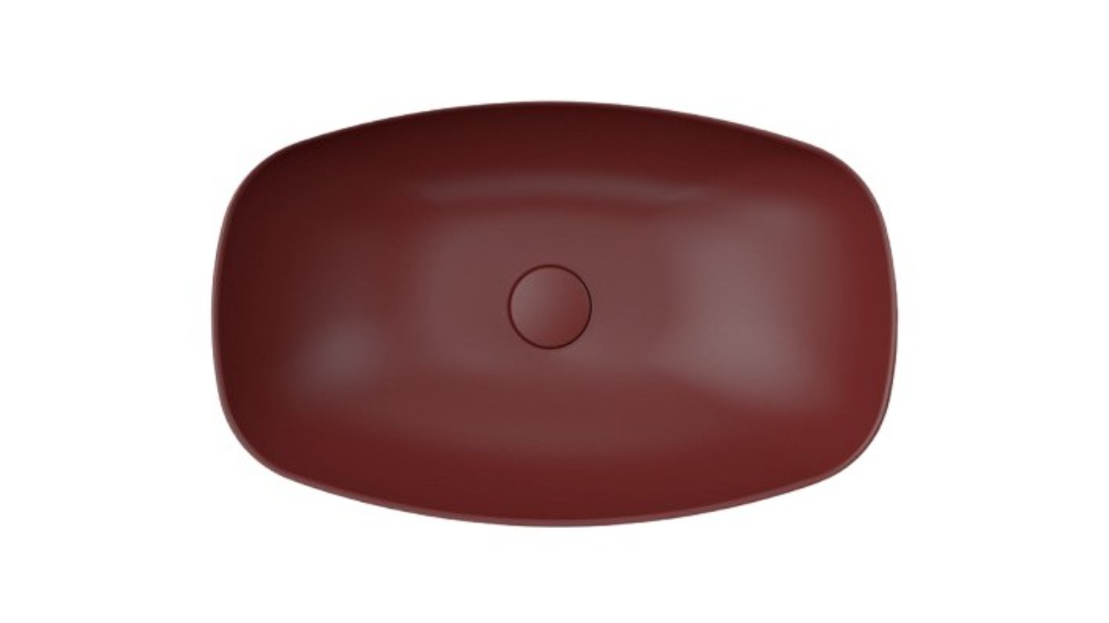 Parisi Nudaslim 60 Freestanding Bench Basin - Rosso Rubens