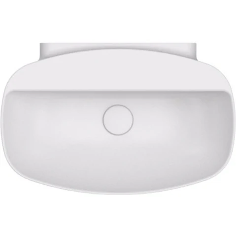 Parisi Nudaslim 60 Wall Basin with Tap Landing - Milky White