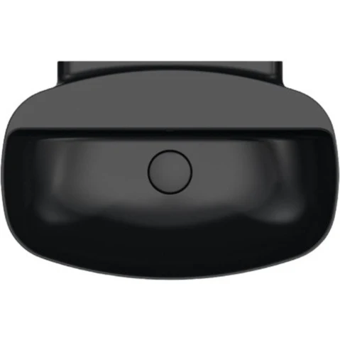 Parisi Nudaslim 60 Wall Basin with Tap Landing - Gloss Black