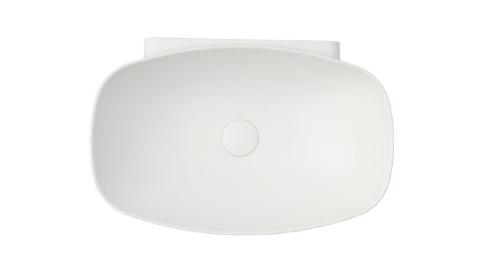 Parisi Nudaslim 60 Back to Wall Bench Basin - Milky White