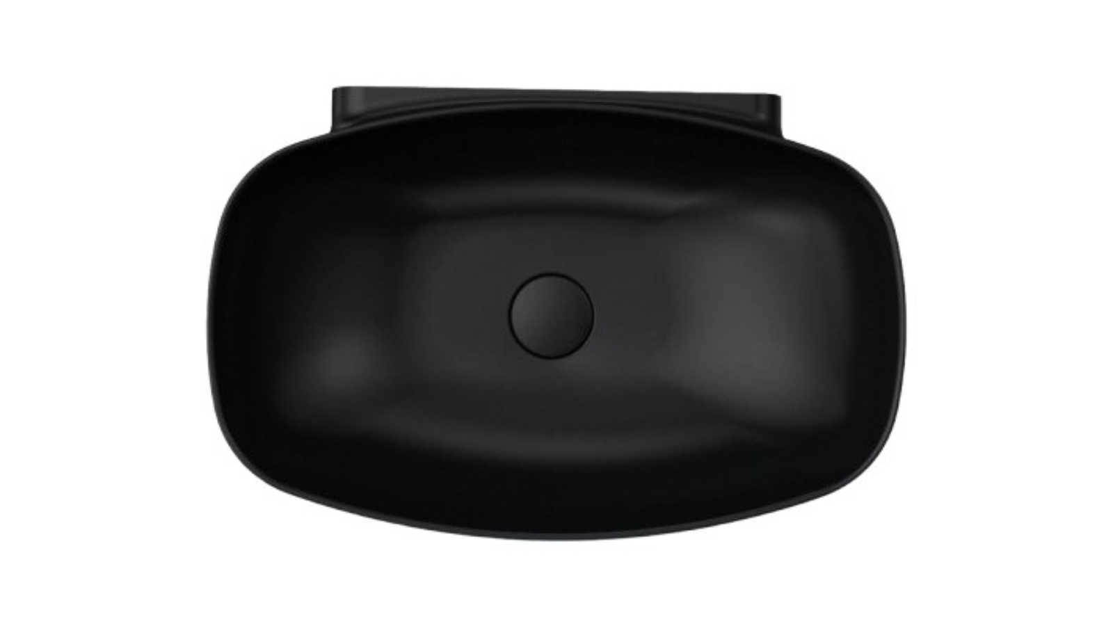 Parisi Nudaslim 60 Back to Wall Bench Basin - Gloss Black