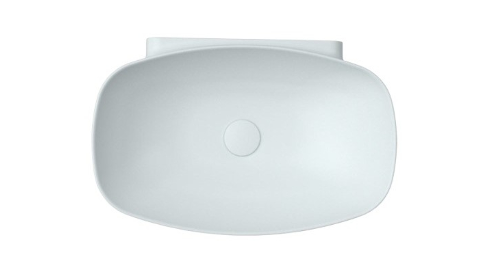 Parisi Nudaslim 60 Back to Wall Bench Basin - Gloss White