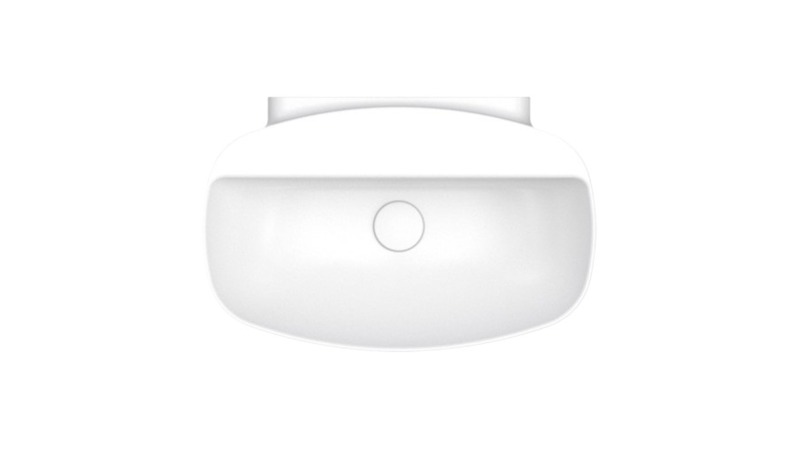 Parisi Nudaslim 60 Back to Wall Bench Basin with Tap Landing - Gloss White