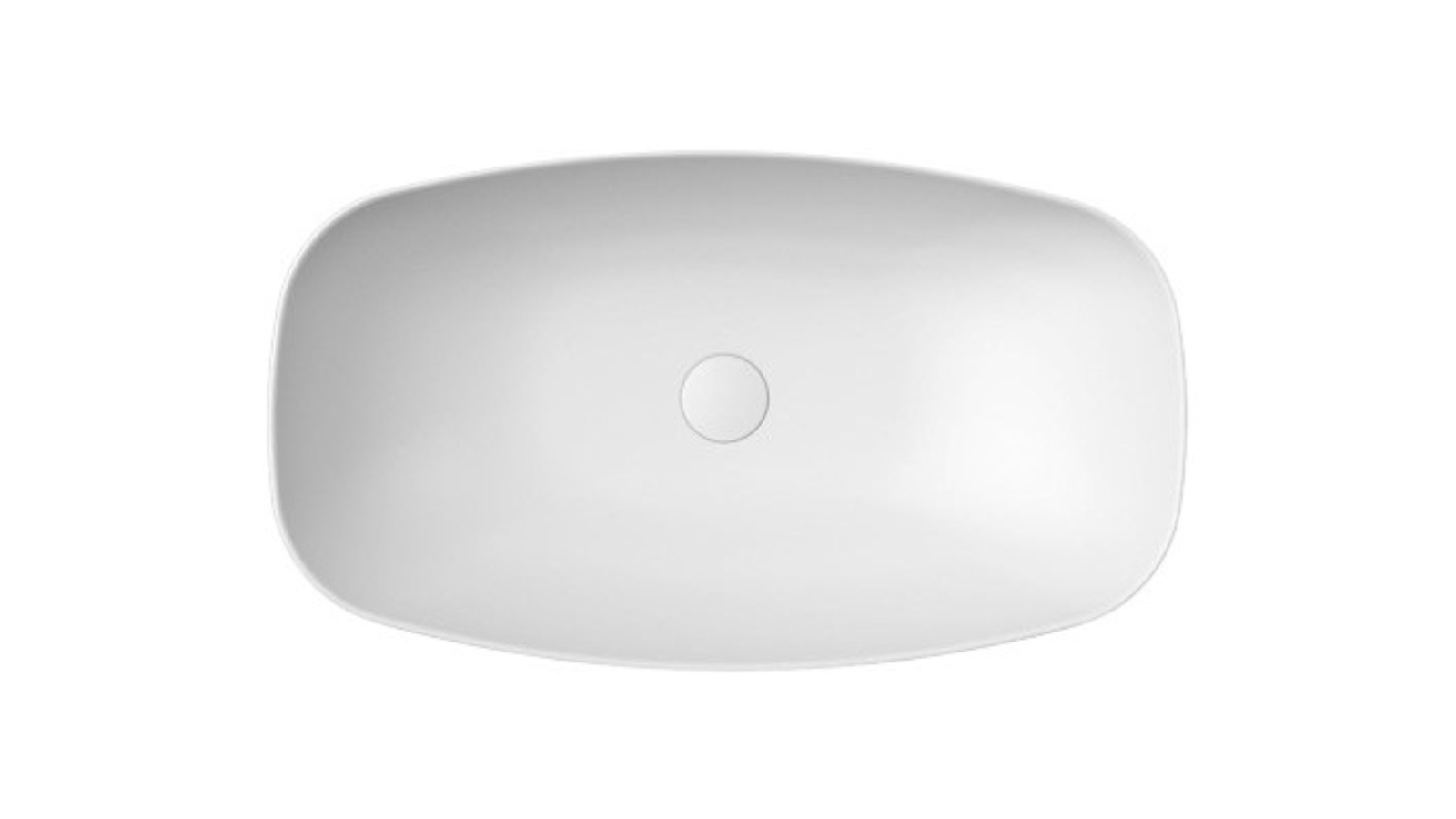 Parisi Nudaslim 75 Bench Basin - Gloss White