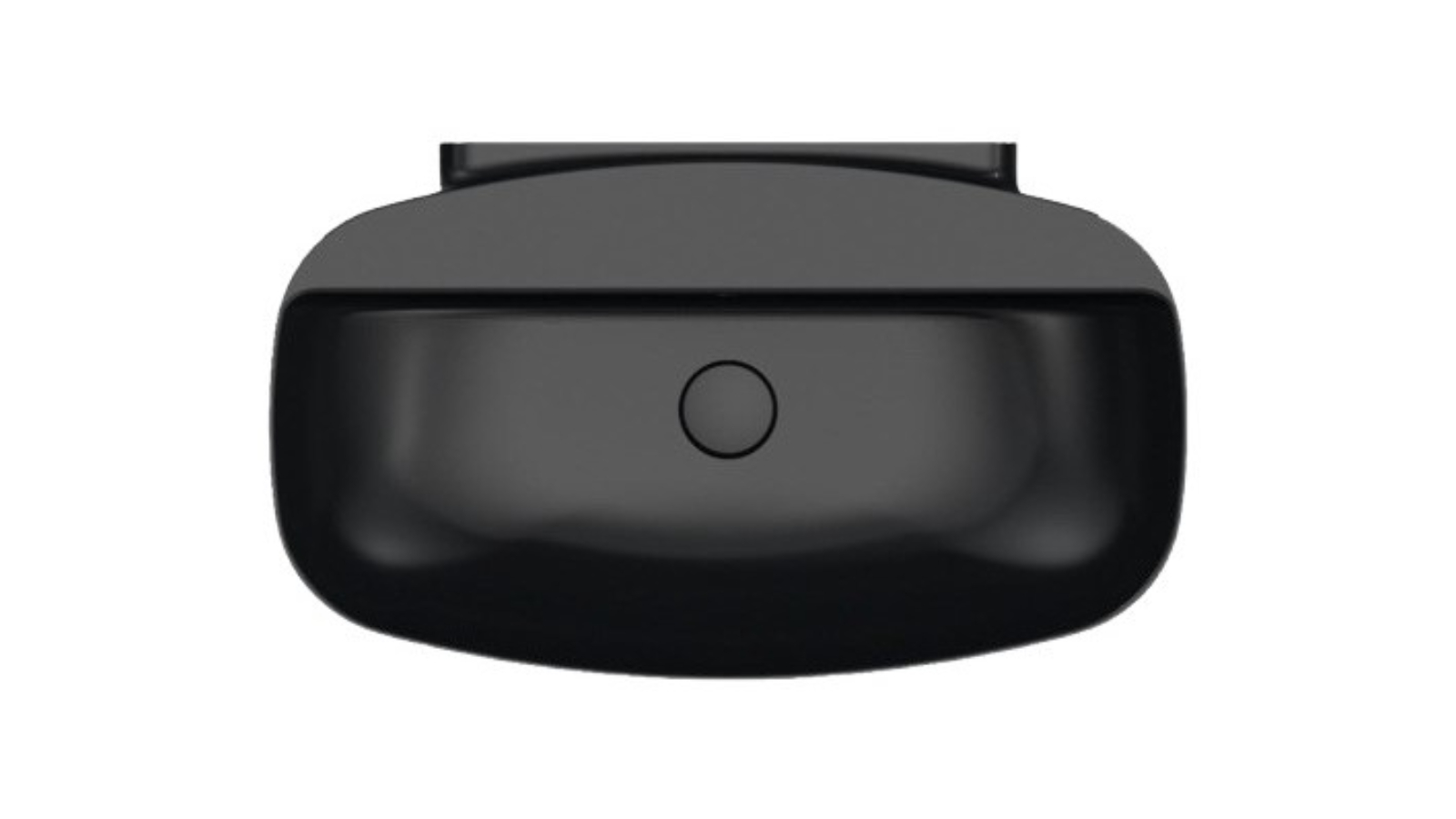 Parisi Nudaslim 75 Wall Basin with Tap Landing - Gloss Black
