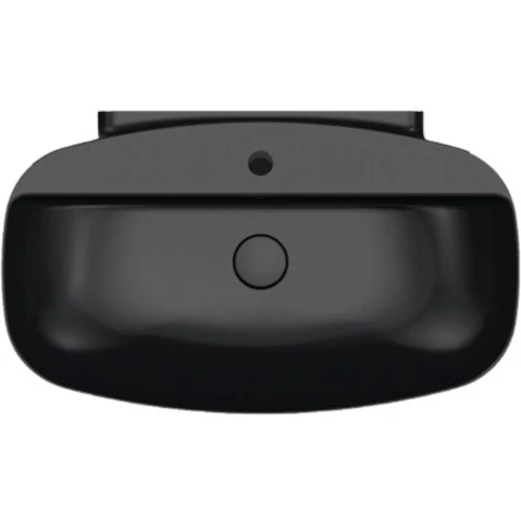 Parisi Nudaslim 75 Back to Wall Bench Basin with Tap Landing 1 Tap Hole - Gloss Black