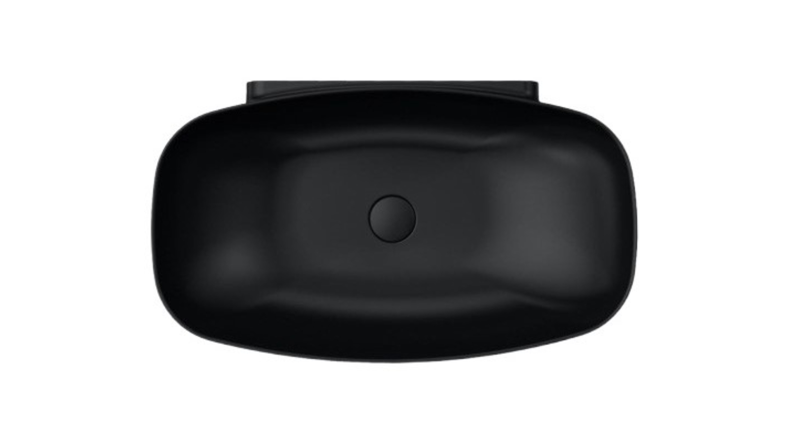 Parisi Nudaslim 75 Back to Wall Bench Basin - Gloss Black