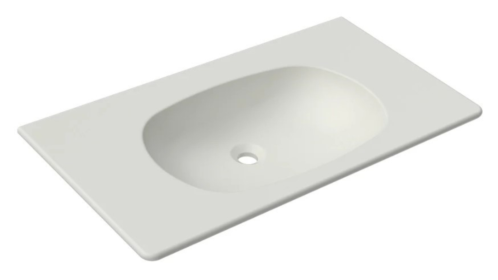 Parisi  Nudaflat 90 Wall Basin - Milky White