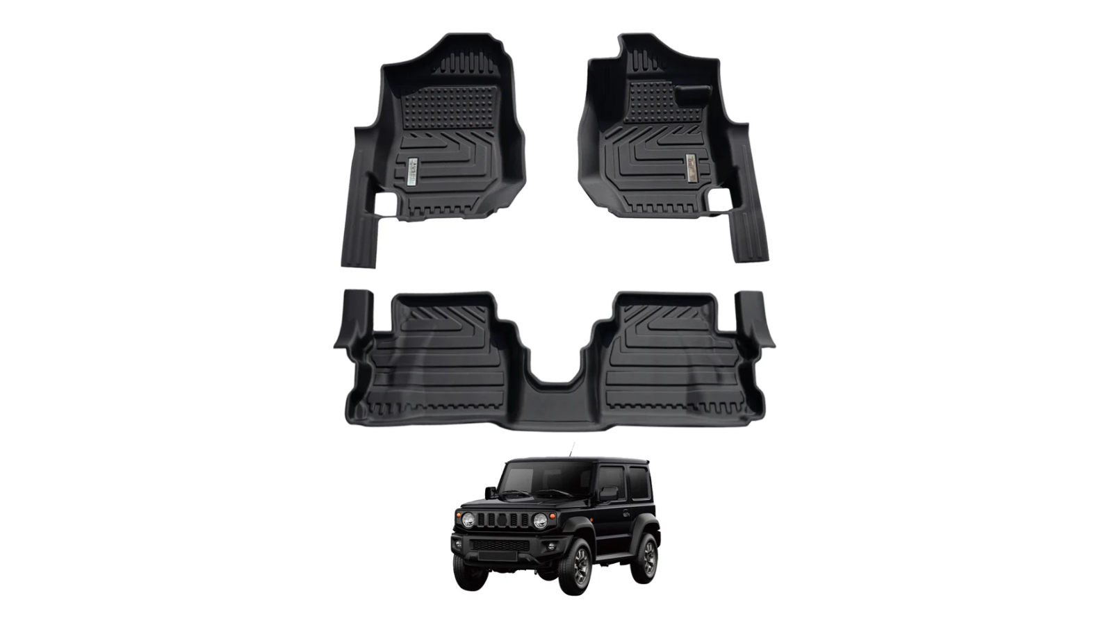 AUSGO 5D Floor Mats for Suzuki Jimny 3-Door 2018-Onwards Auto Trans
