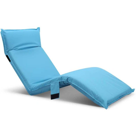 Artiss Adjustable Lounge Sofa Bed - Blue