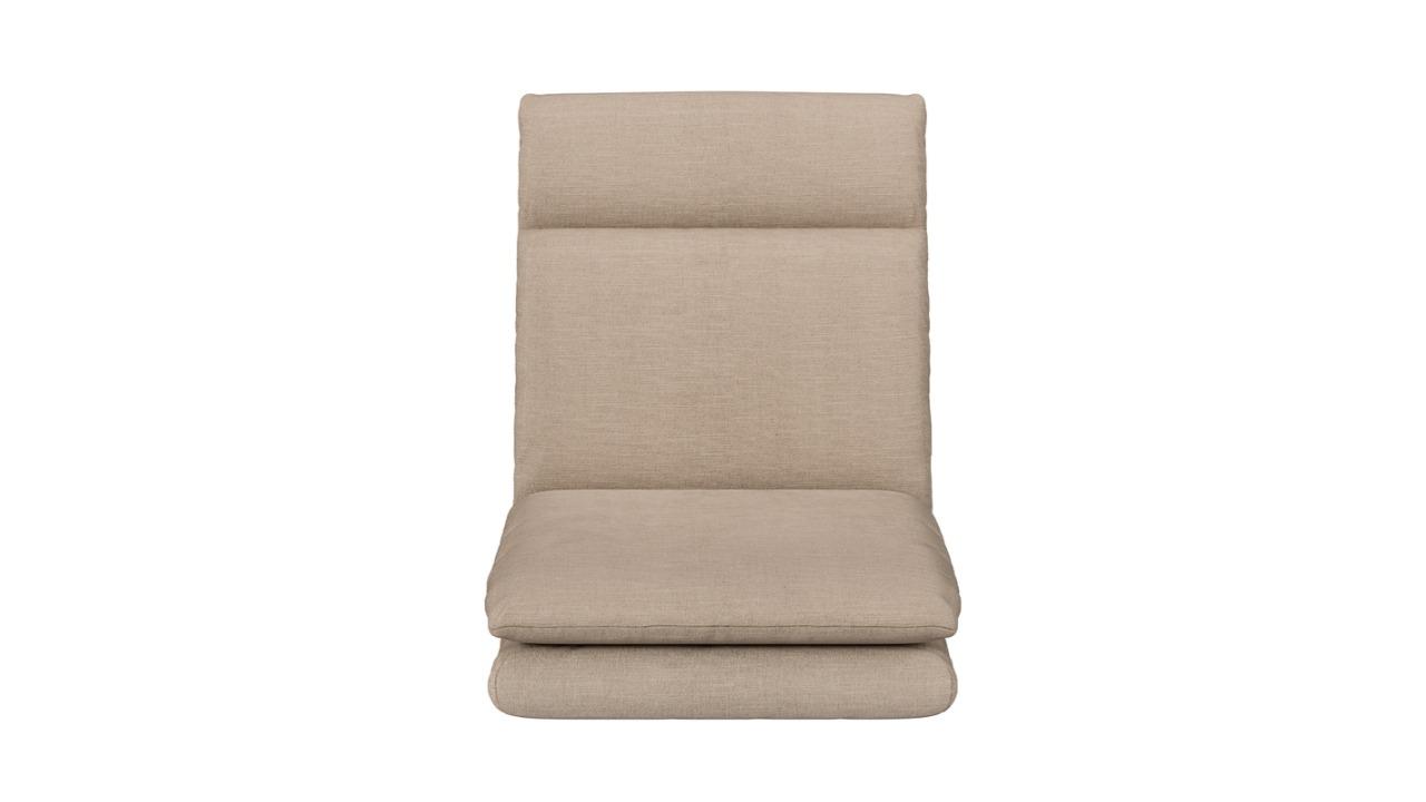 Artiss 1-Seater Linen Floor Lounge Sofa Bed - Beige