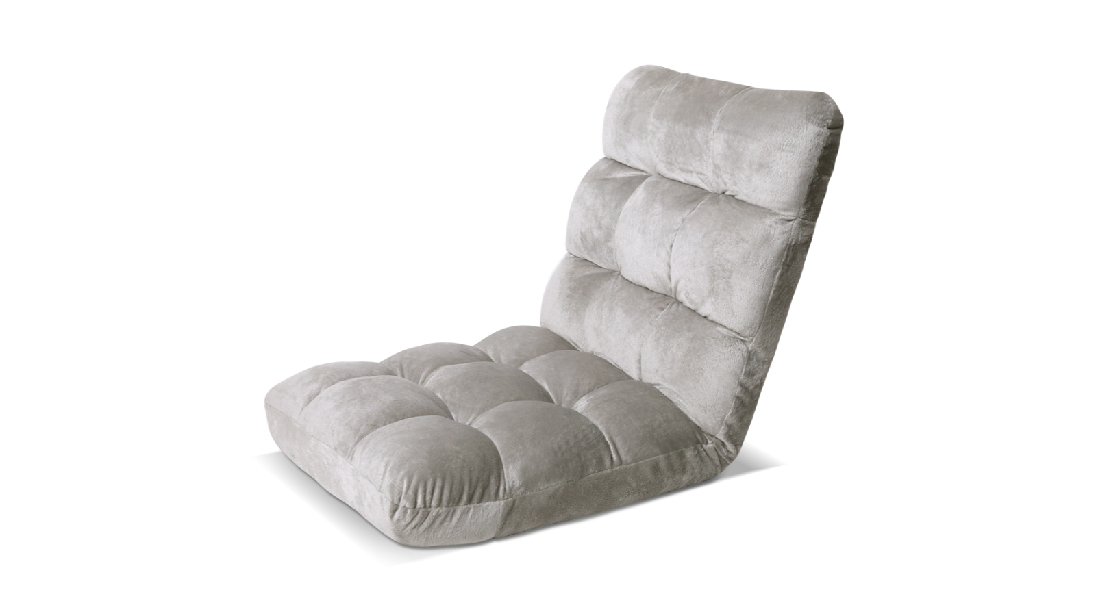 Artiss Folding Lounge Sofa Recliner Chair - Grey