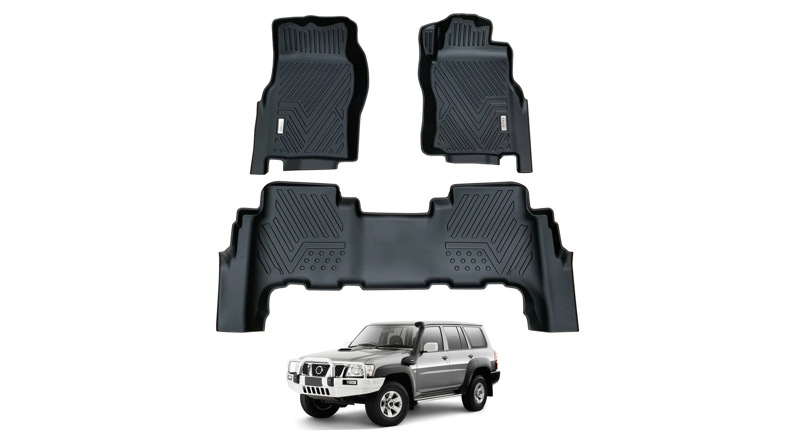 AUSGO 5D Floor Mats for Nissan Patrol GU Y61 1997-2015