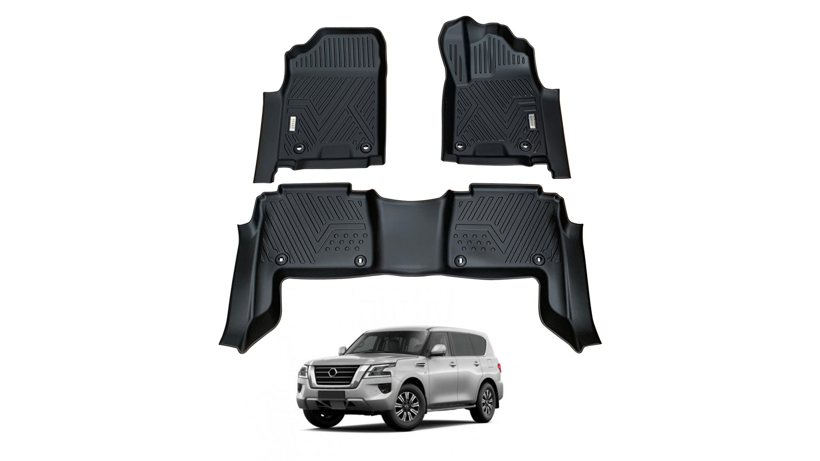 AUSGO 5D Floor Mats for Nissan Patrol Y62 2012-Onwards