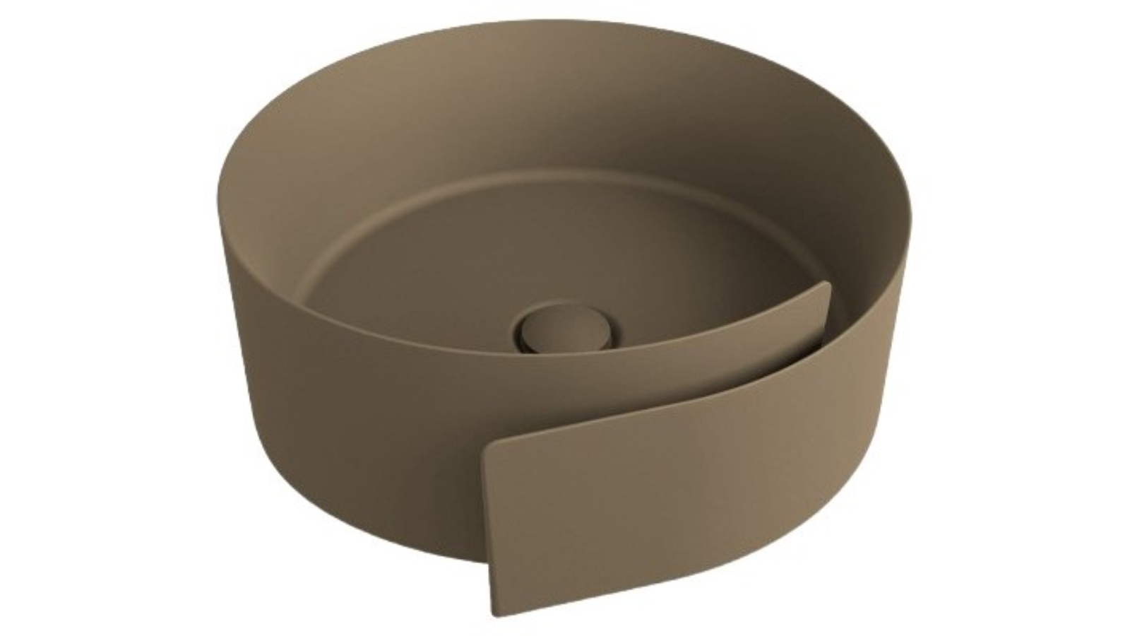 Parisi Roll 44 Bench Basin - Fango
