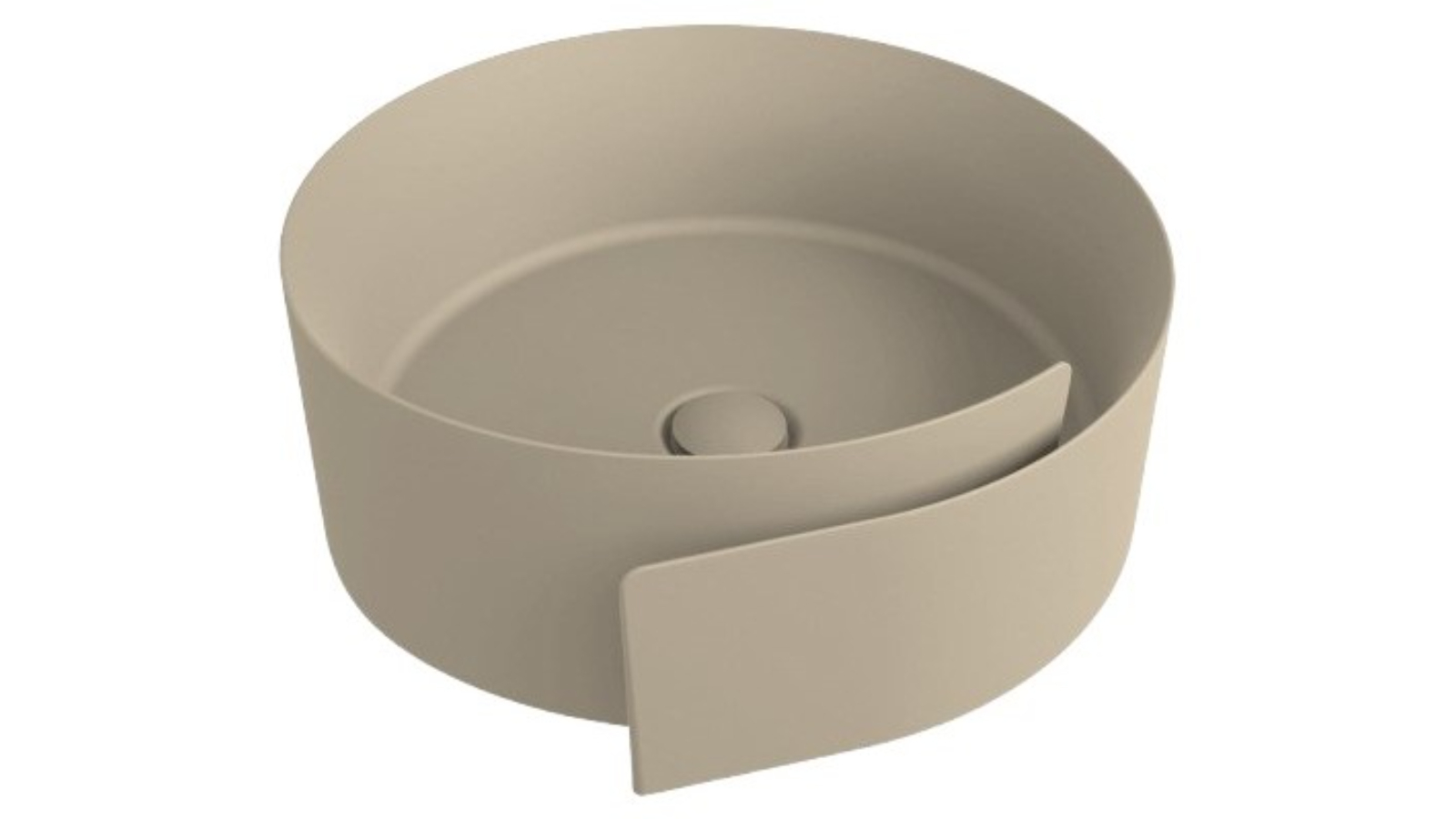 Parisi Roll 44 Bench Basin - Argilla