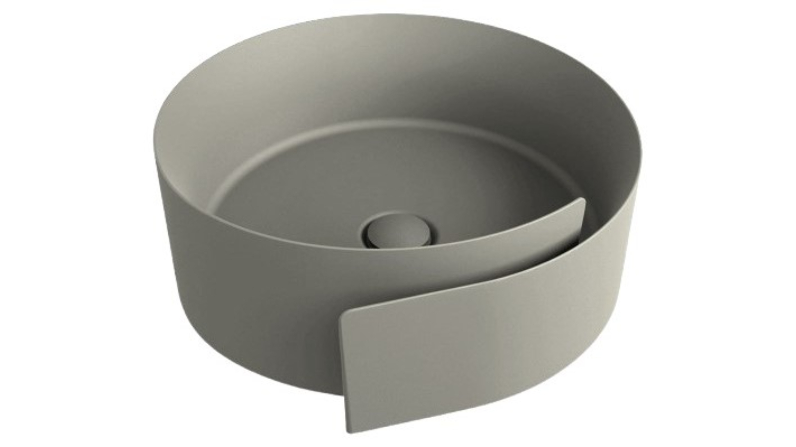 Parisi Roll 44 Bench Basin - Cenere