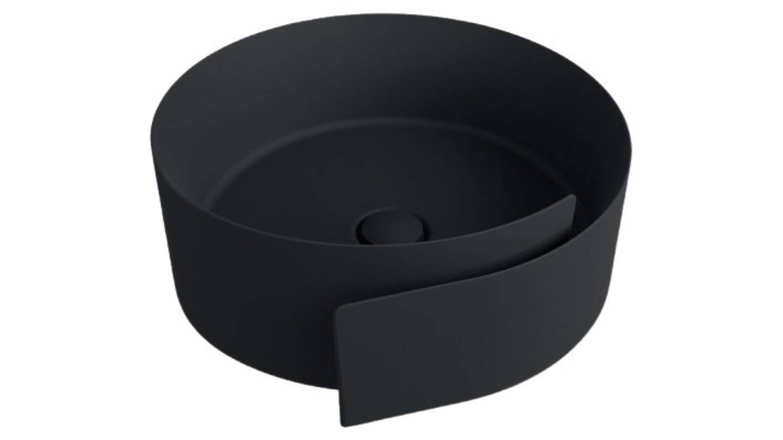 Parisi Roll 44 Bench Basin - Carbone