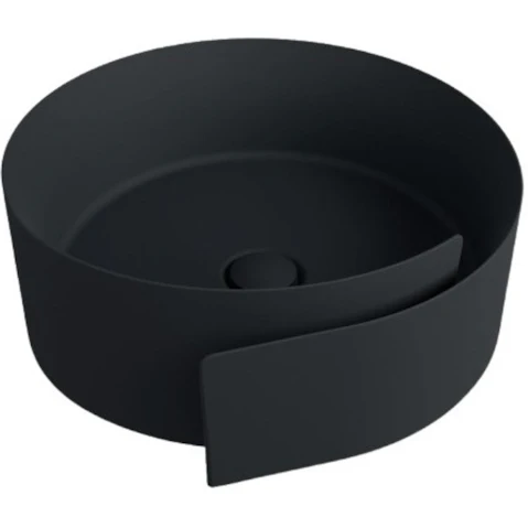 Parisi Roll 44 Bench Basin - Carbone