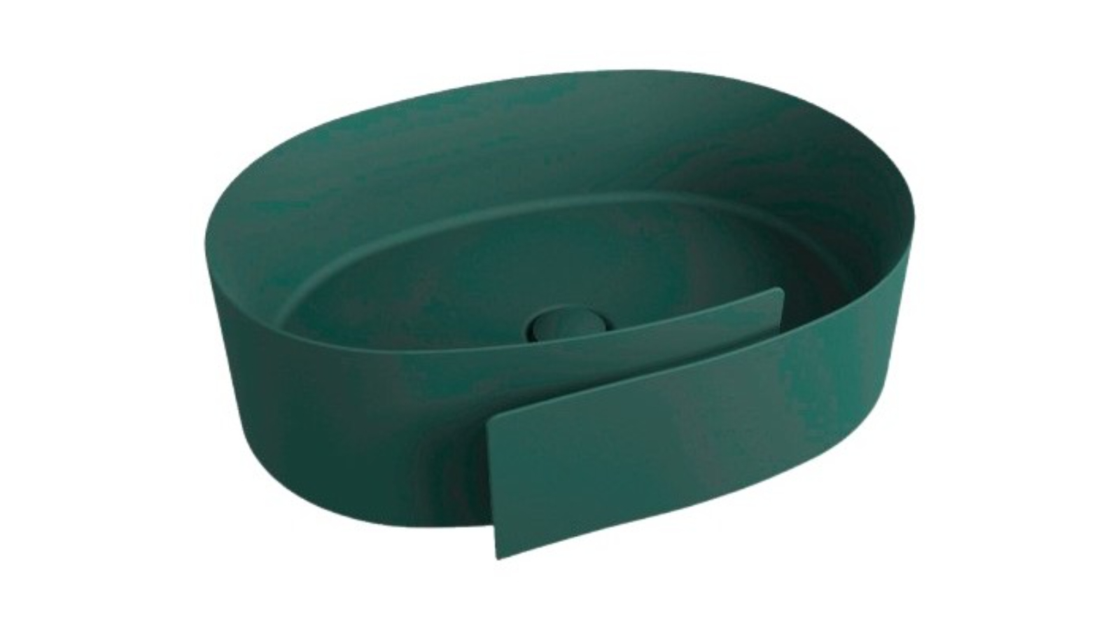 Parisi Roll 56 Bench Basin - Petrolio
