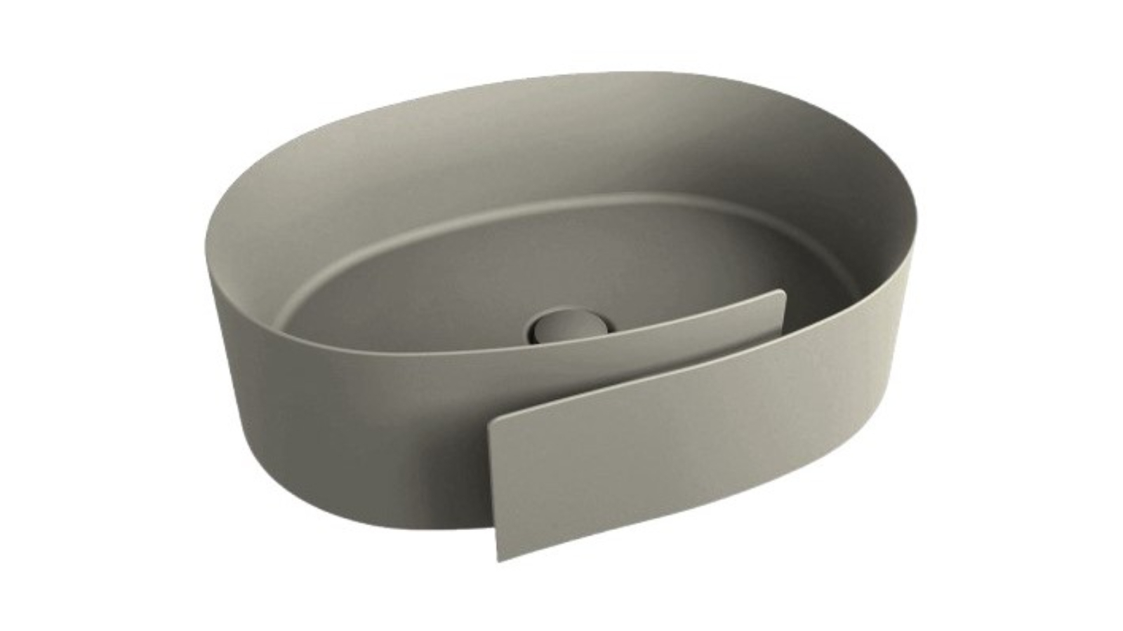 Parisi Roll 56 Bench Basin - Cenere