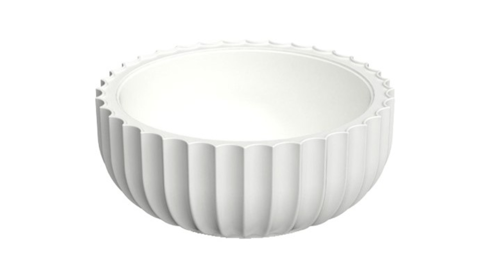 Parisi Settecento 44 Bench Basin - Milky White
