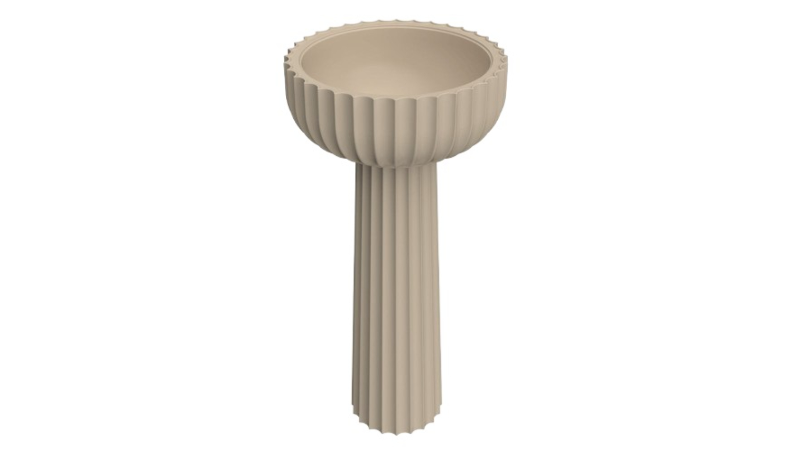 Parisi Settecento 44 Freestanding Pedestal Basin - Argilla