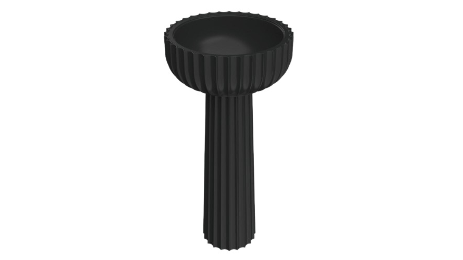 Parisi Settecento 44 Freestanding Pedestal Basin - Carbone