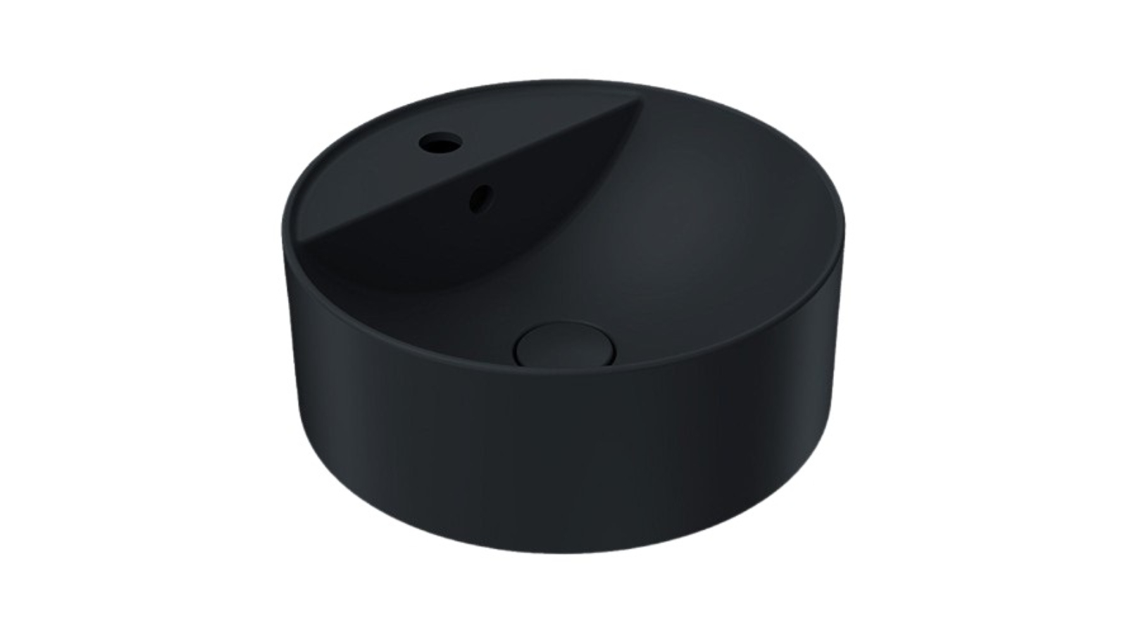 Parisi Twinset Slim 420 Bench Basin with Tap Ledge 1 Tap Hole - Carbone