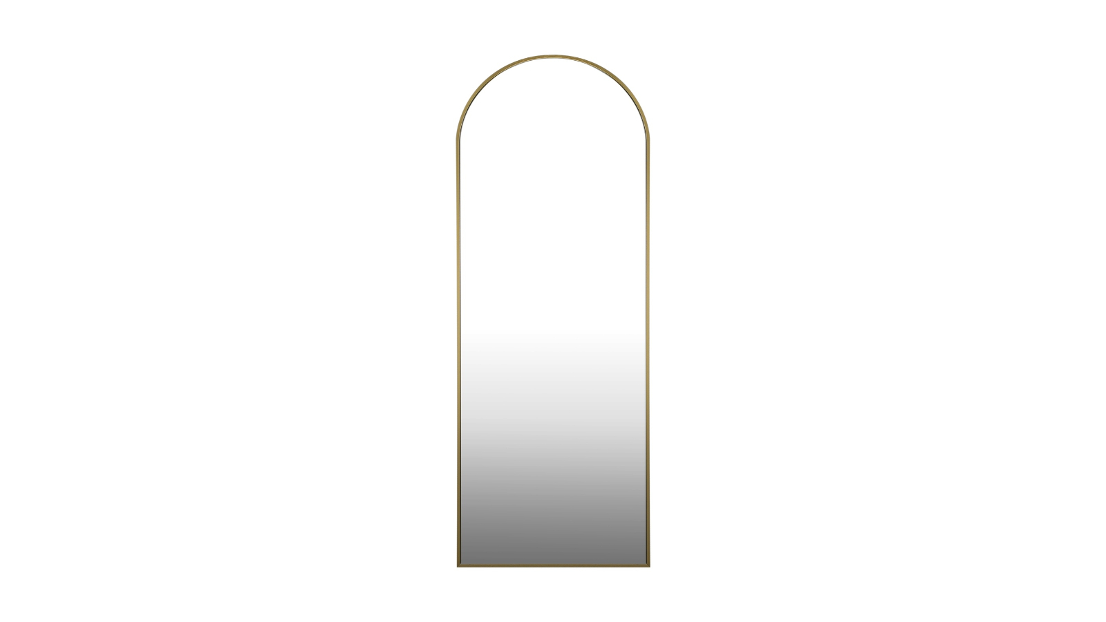 Oikiture 166 x 60cm Full Length Free Standing Dressing Floor Mirror - Gold