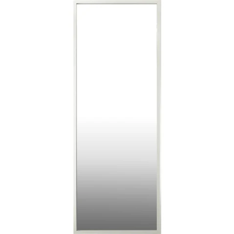 Oikiture 166 x 60cm Wooden Full Length Free Standing Floor Mirror - White